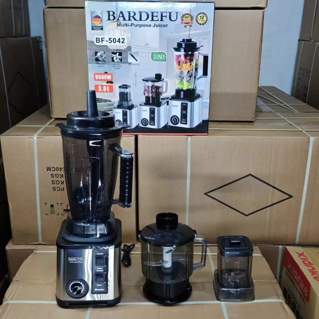 Bardefu 3‑in‑1 electric blender", "compact 3‑in‑1 smoothie blender", "Bardefu blender with food processor"