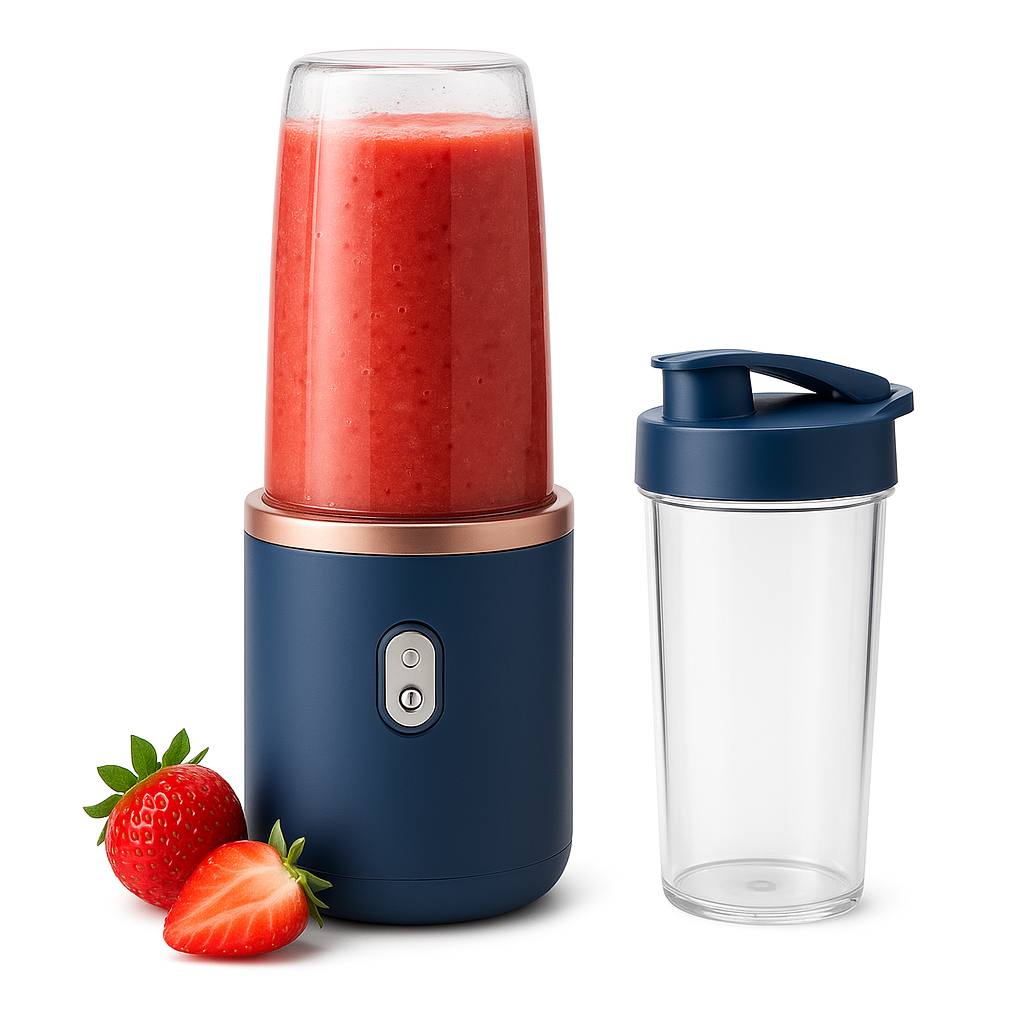 Small Portable Juicer – Multi-Function, 6 Blades, Portable Cup