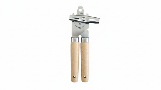 Stainless Steel Manual Can Opener – Smooth & Easy