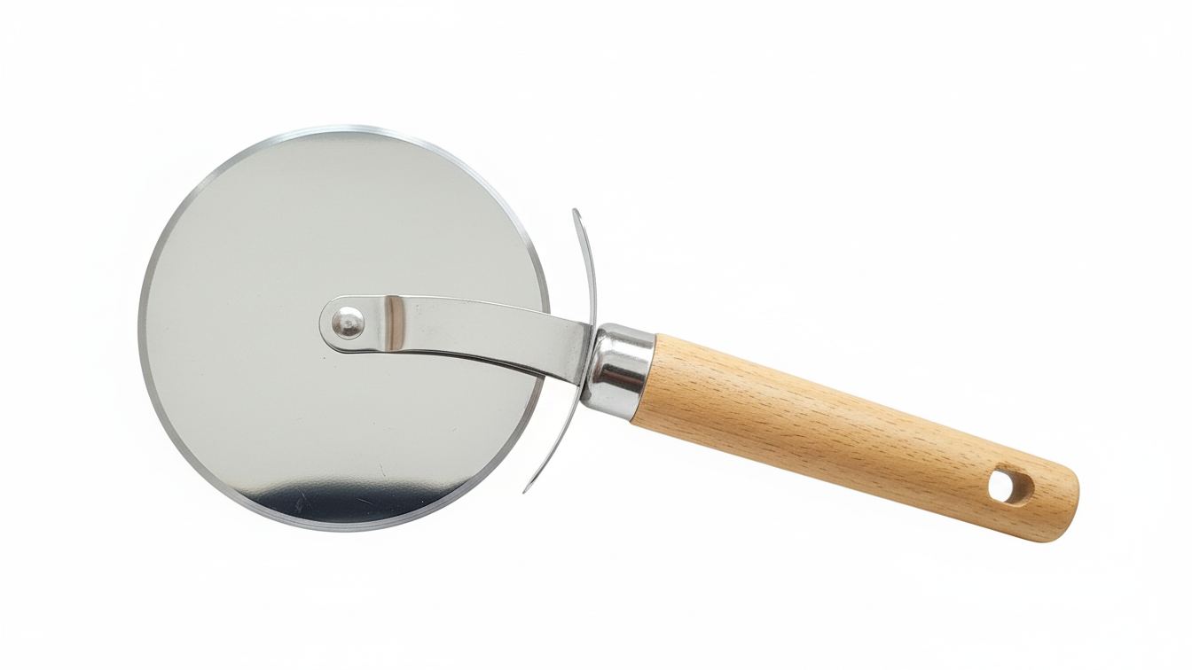 Stainless Steel Pizza Cutter Roller – Perfect Slices Every Time