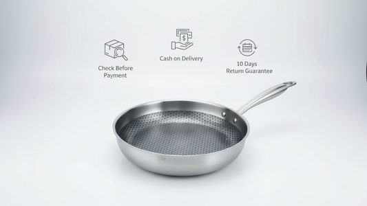 Laser Hexagon Non-Stick Frypan – Double Base | 24cm & 26cm
