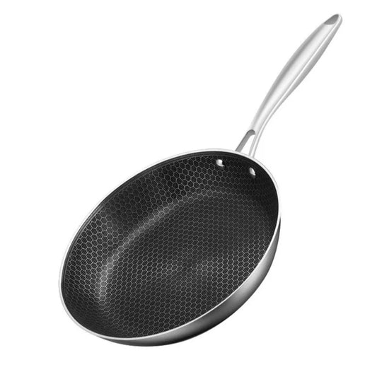 Non-Stick Honeycomb Frypan with Laser Coating – Durable & Scratch-Resistant